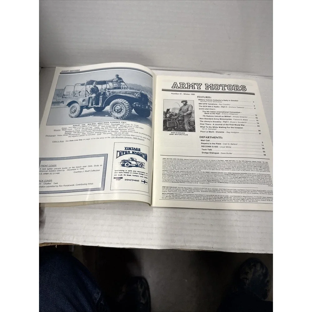 Army Motors Journal Of The International Military Vehicle Collectors Club